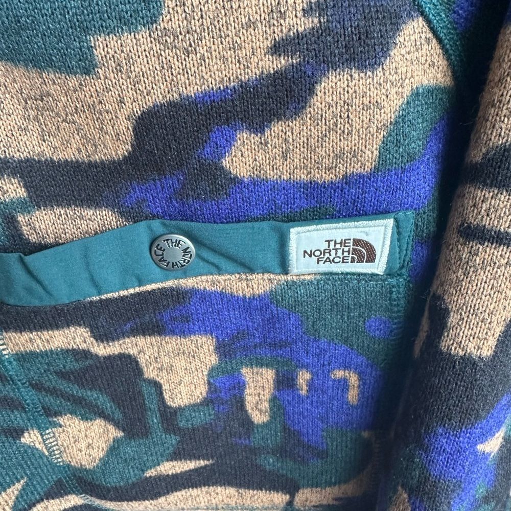 Men’s North Face XXL Printed Gordon Lyons 1/4 Zip Fleece Pullover MSRP $95 - Picture 3 of 6